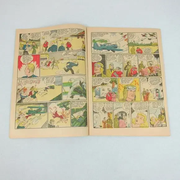 Vintage 1938 Smilin Jack Comic Book Chicago Tribune Popped Wheat Promo - Picture 4 of 12